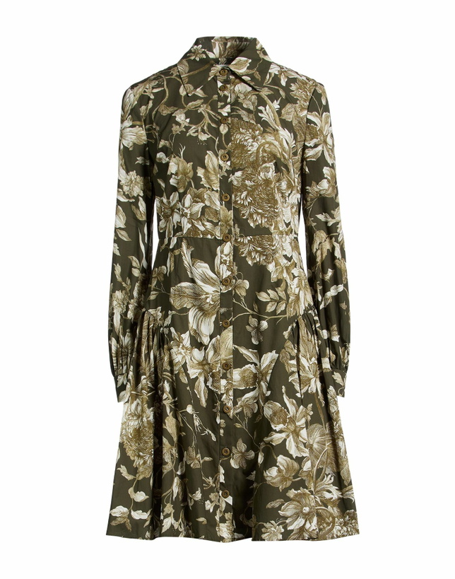 Photo: Erdem Womens Midi dress Military in Green