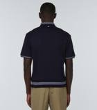 Thom Browne Cotton knit polo shirt