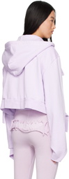 Ottolinger Purple Distressed Sweat Hoodie