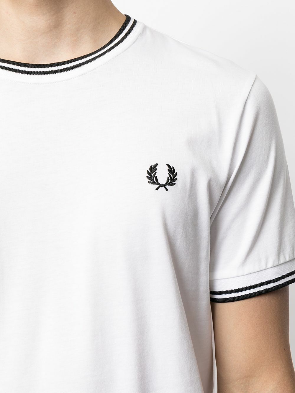 FRED PERRY - Logo Cotton T-shirt