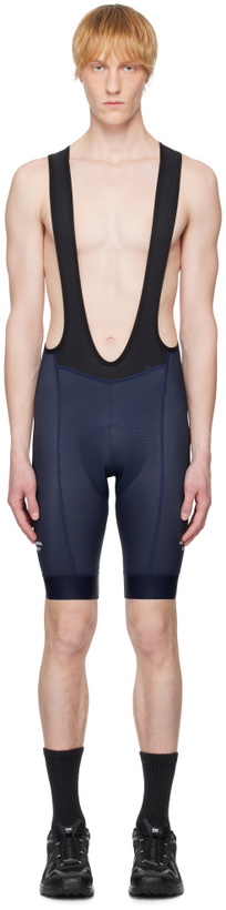 Photo: Pas Normal Studios Navy 'Essential' Bib Shorts