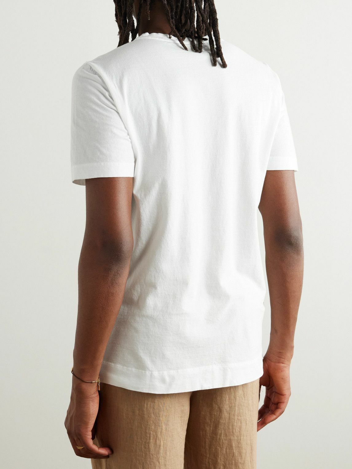 Massimo Alba - Panarea Cotton-Jersey T-Shirt - White