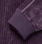 Remi Relief - Ribbed Velour Sweatshirt - Men - Purple