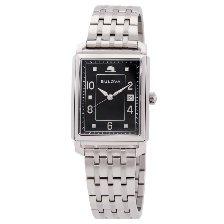 Photo: Bulova Frank Sinatra The Very Thought Of You Quartz Black Dial Watch 96B461