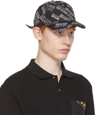 Versace Jeans Couture Black & White Etichetta Cap