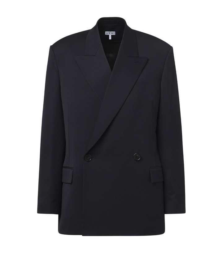 Photo: Loewe Double-breasted wool blazer