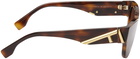 Fendi Brown 'Fendi First' Sunglasses