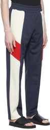 Palm Angels Navy Colorblock Lounge Pants