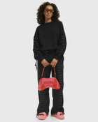 ROTATE Birger Christensen LACING CREWNECK Black Womens Sweatshirt
