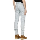 AMIRI Blue Slit Knee Jeans