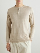 Anderson & Sheppard - Linen Henley T-Shirt - Neutrals