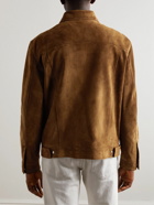 Loro Piana - Suede Trucker Jacket - Brown