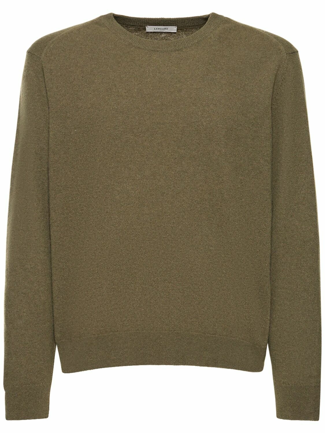 Photo: LEMAIRE - Wide Neck Wool Blend Knit Sweater
