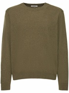 LEMAIRE - Wide Neck Wool Blend Knit Sweater