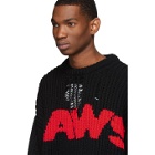 Calvin Klein 205W39NYC Black Jaws Sweater