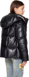 Moncler Enfant Big Kids Black Panara Down Jacket