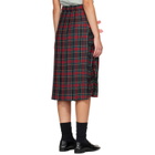 UNDERCOVER Red & Green UP2F1603 Midi Skirt