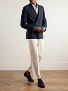 Paul Smith - Slim-Fit Double-Breasted Wool Suit Jacket - Blue