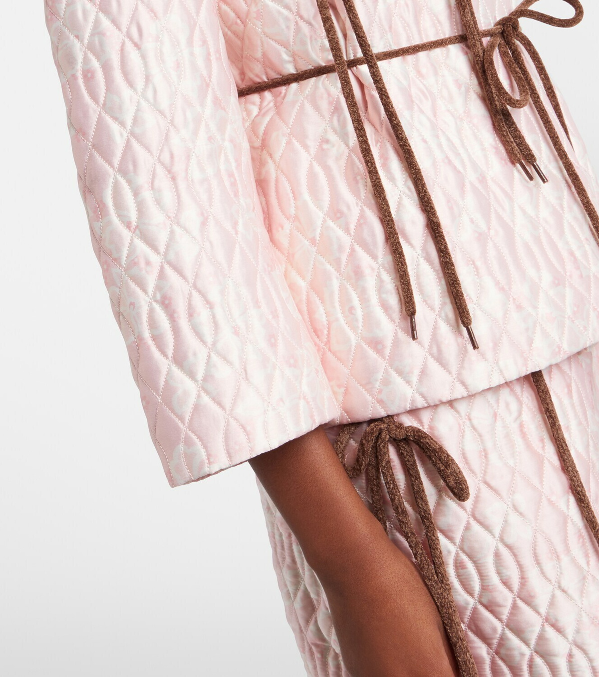 Simone Rocha Embellished quilted jacket