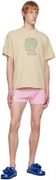 Liberal Youth Ministry SSENSE Exclusive Pink Dream Center Shorts