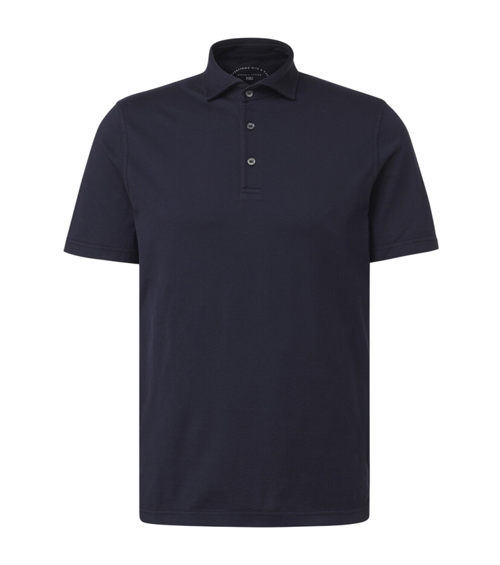 Photo: Fedeli Cotton jersey polo shirt