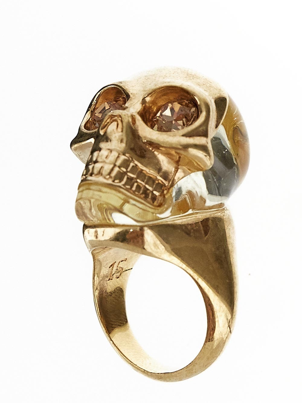 Alexander McQueen Skull Ring 15号