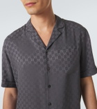 Gucci GG silk jacquard bowling shirt