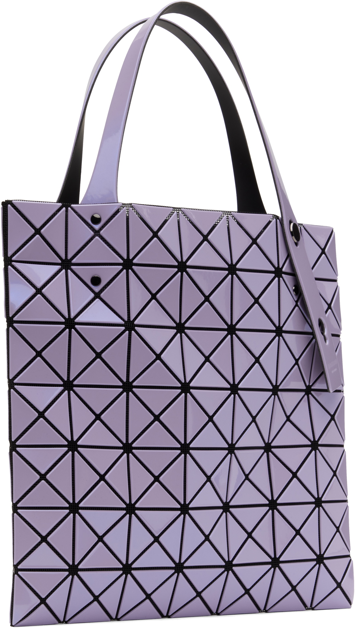 BAO BAO ISSEY MIYAKE Purple Prism Metallic Tote Bao Bao Issey Miyake