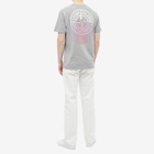 Stone Island Men's Tricromia Three Print T-Shirt in Melange Grey