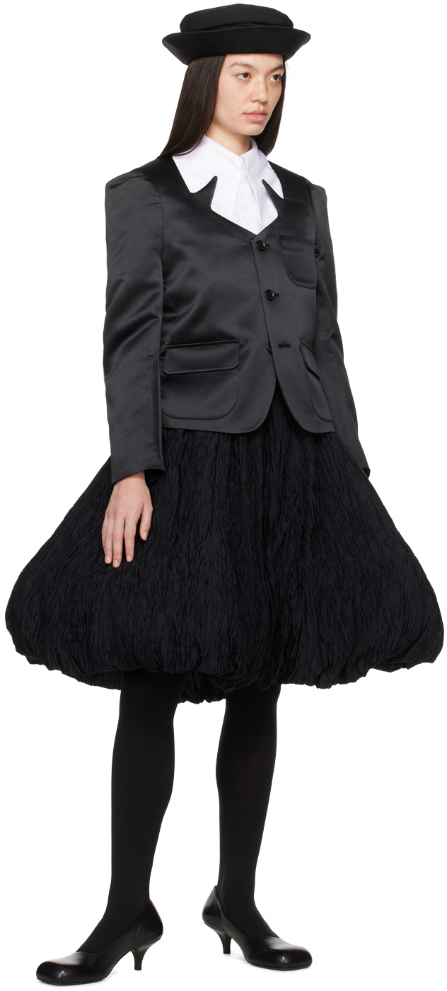 Noir Kei Ninomiya Black Button Blazer