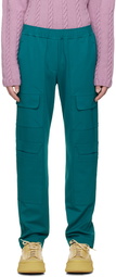 Situationist Blue Paneled Cargo Pants