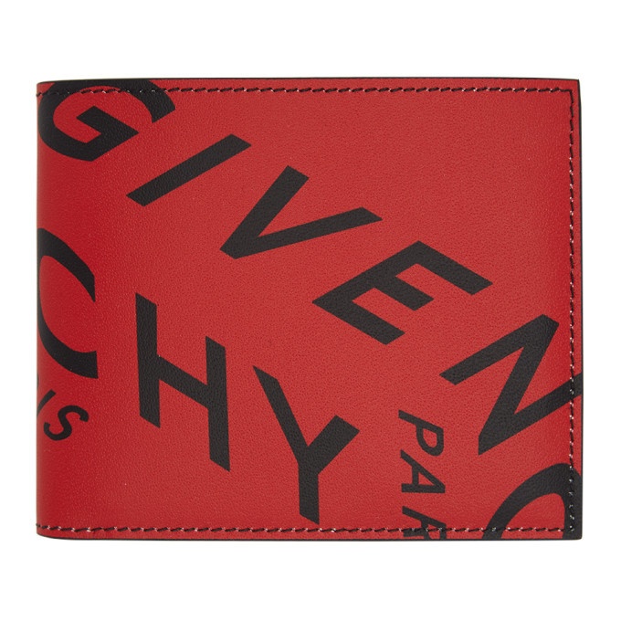 Photo: Givenchy Red Refracted Logo Wallet