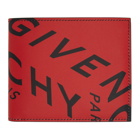 Givenchy Red Refracted Logo Wallet