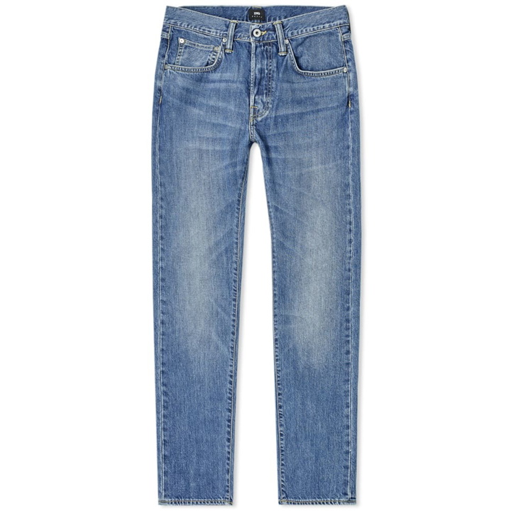Photo: Edwin ED-55 Relaxed Tapered Jean Clean Kingston Blue Wash