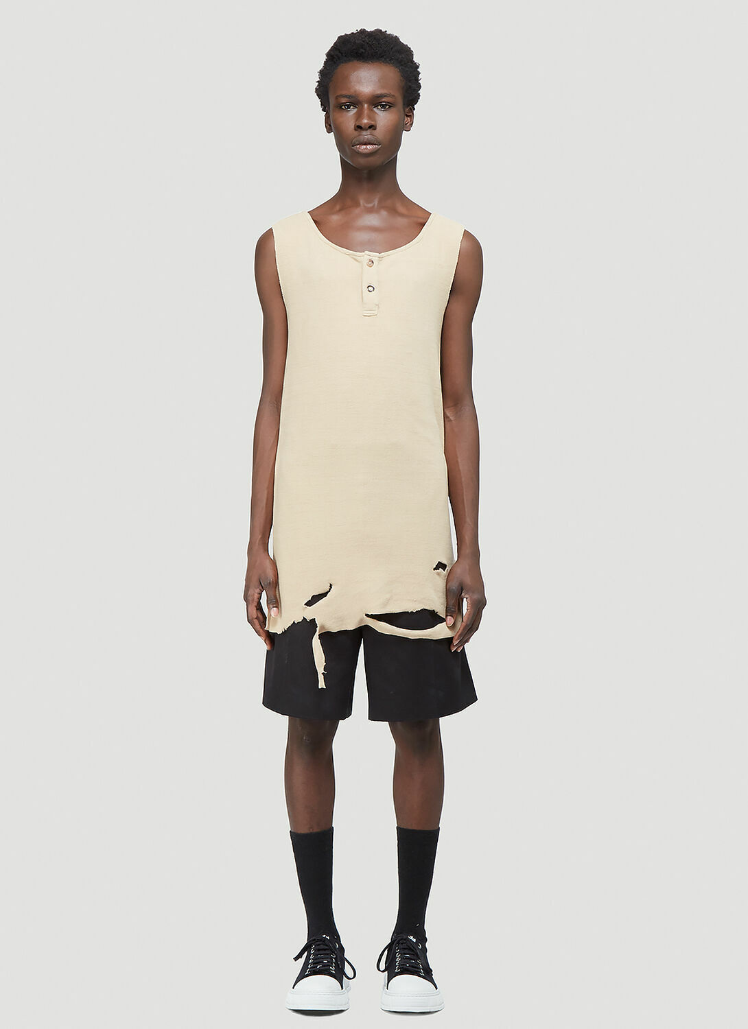 Youths In Balaclava Distressed Vest Top