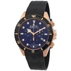 Edox Skydiver Chronograph Quartz Blue Dial Mens Watch 10238 37RNNCA BUI