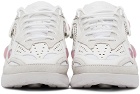Raf Simons Off-White & Pink Cylon-21 Sneakers