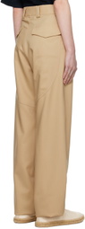 ZEGNA Beige Workwear Trousers