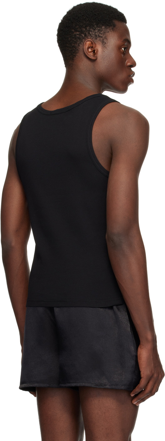 Ludovic de Saint Sernin Black Neo Tank Top