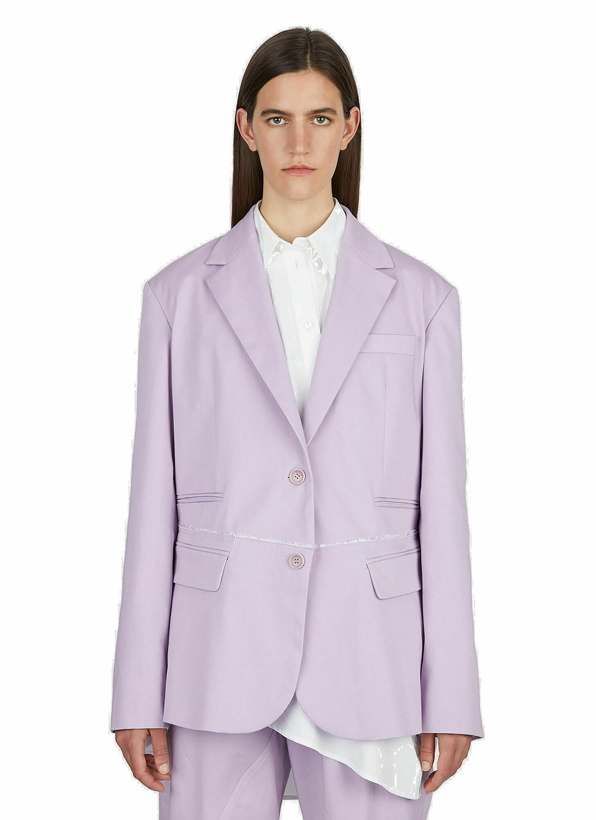 Photo: JW Anderson - Deconstructed Blazer in Lilac
