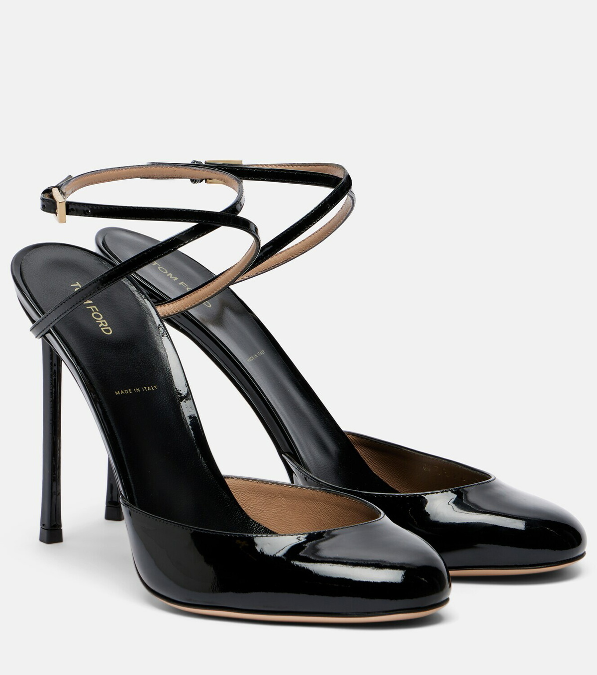 Tom Ford Patent leather slingback pumps