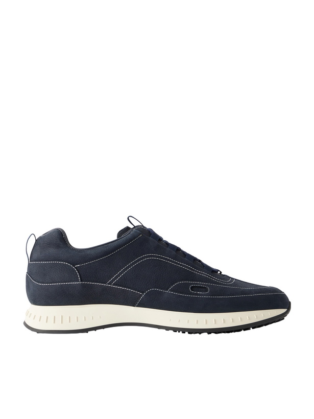 Photo: John Lobb - Laced Stream Nubuck Sneakers - Blue