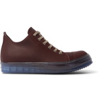 Rick Owens - Leather Sneakers - Burgundy