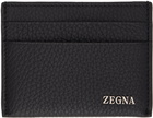 ZEGNA Black Simple Card Case