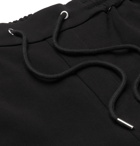 FRAME - Black Slim-Fit Jersey Drawstring Trousers - Black