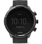 Suunto - 9 Baro GPS Titanium and Silicone Digital Watch - Black
