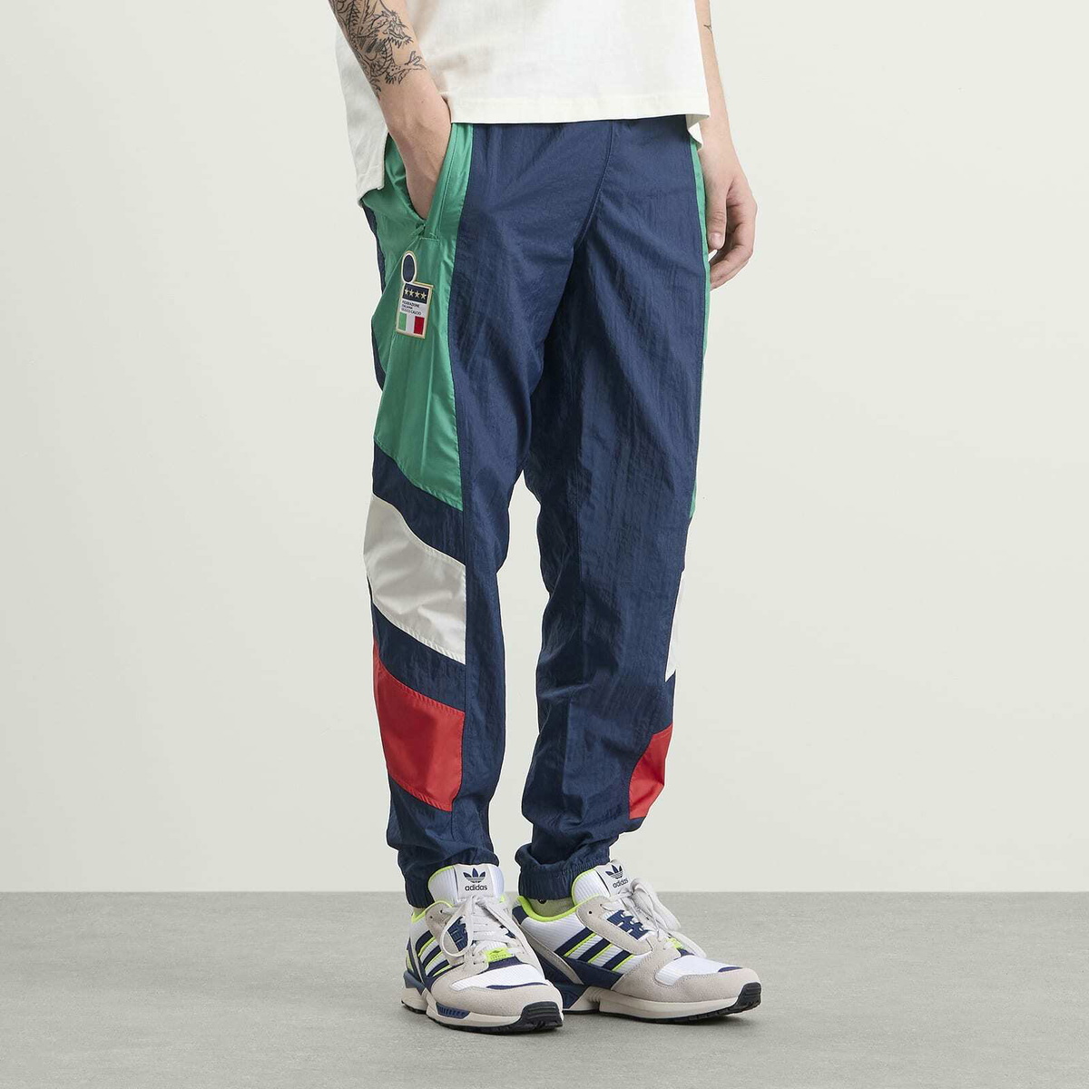 Adidas Men's FIGC EQT Track Pant in Crew Navy