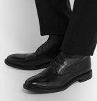 Paul Smith - Jarman Cap-Toe Leather Boots - Black