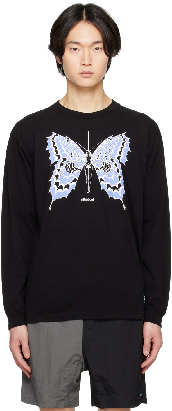 Afield Out Black Transform Long Sleeve T-Shirt