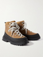 Canada Goose - Journey Rubber and Nubuck-Trimmed Full-Grain Leather Hiking Boots - Brown